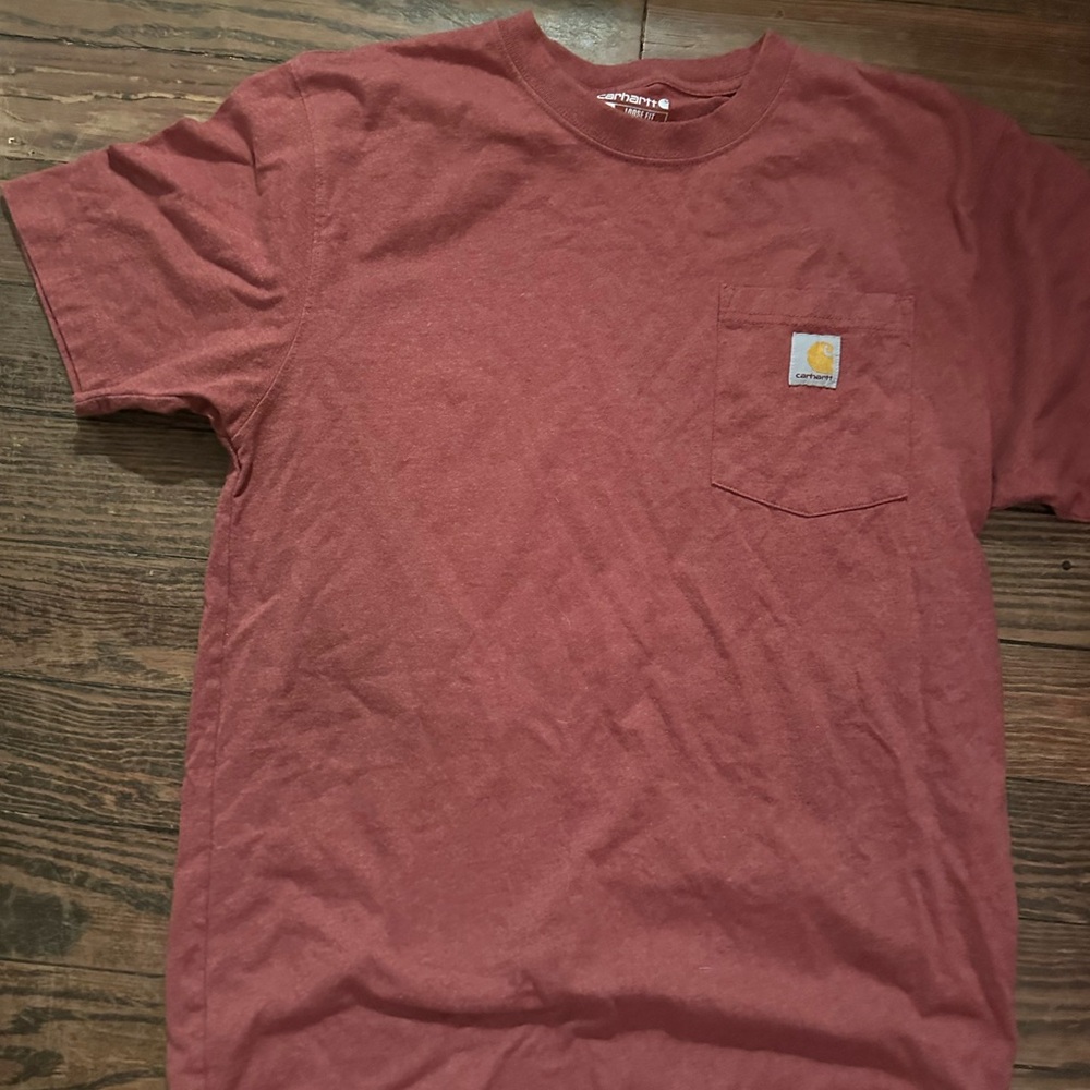 Carharrt Small red loose fit T-shirt like new